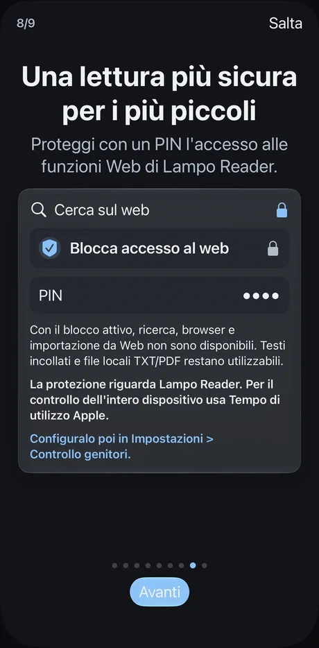 Lampo Reader screenshot 5