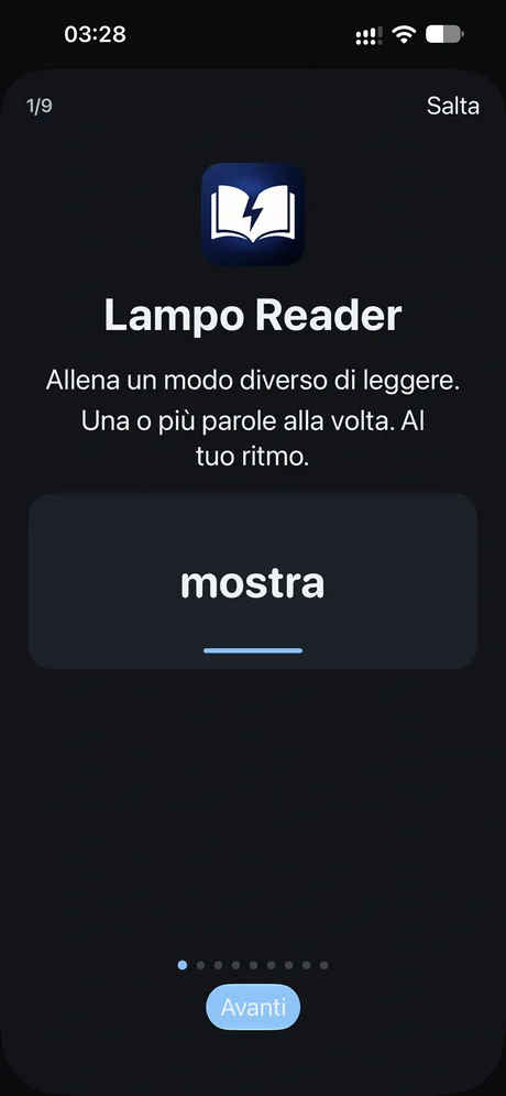 Lampo Reader screenshot 1